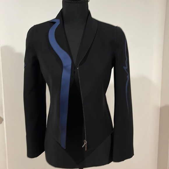 GIORGIO ARMANI cropped jacket black 38EU - Picture 2 of 6